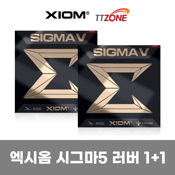 엑시옴 시그마5 (SIGMA 5) 탁구러버 1+1